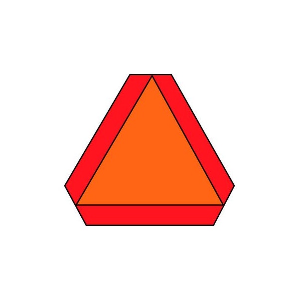 DOT Placard - Slow Moving Vehicle Sign